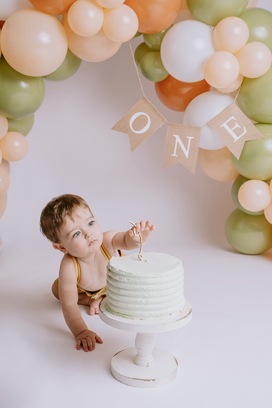 Smash Cake Servizio Fotografico con torta un anno