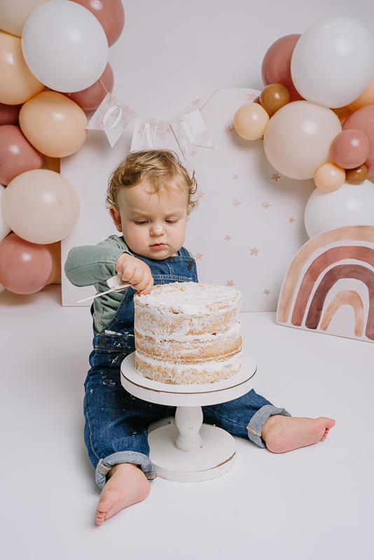 Smash Cake Servizio Fotografico Primo Compleanno