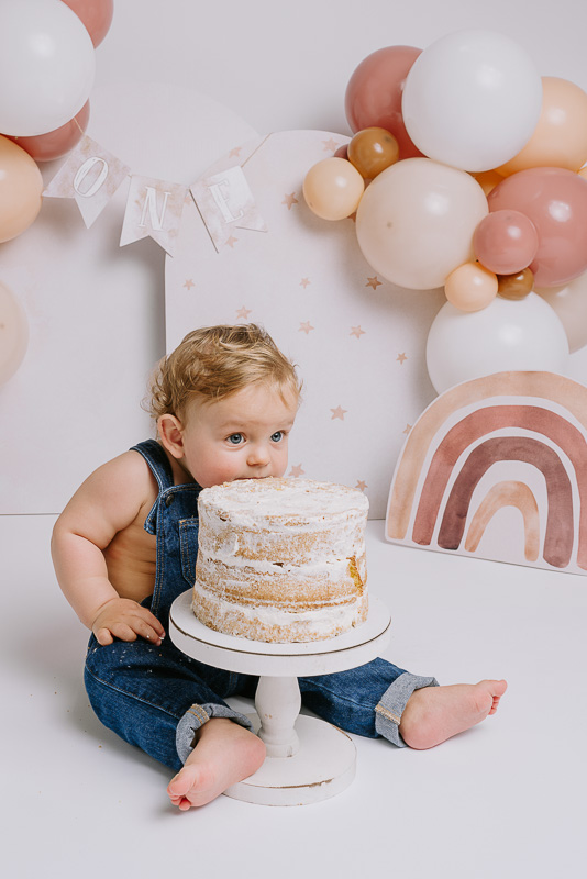 Smash Cake Servizio Fotografico Compleanno per Anno